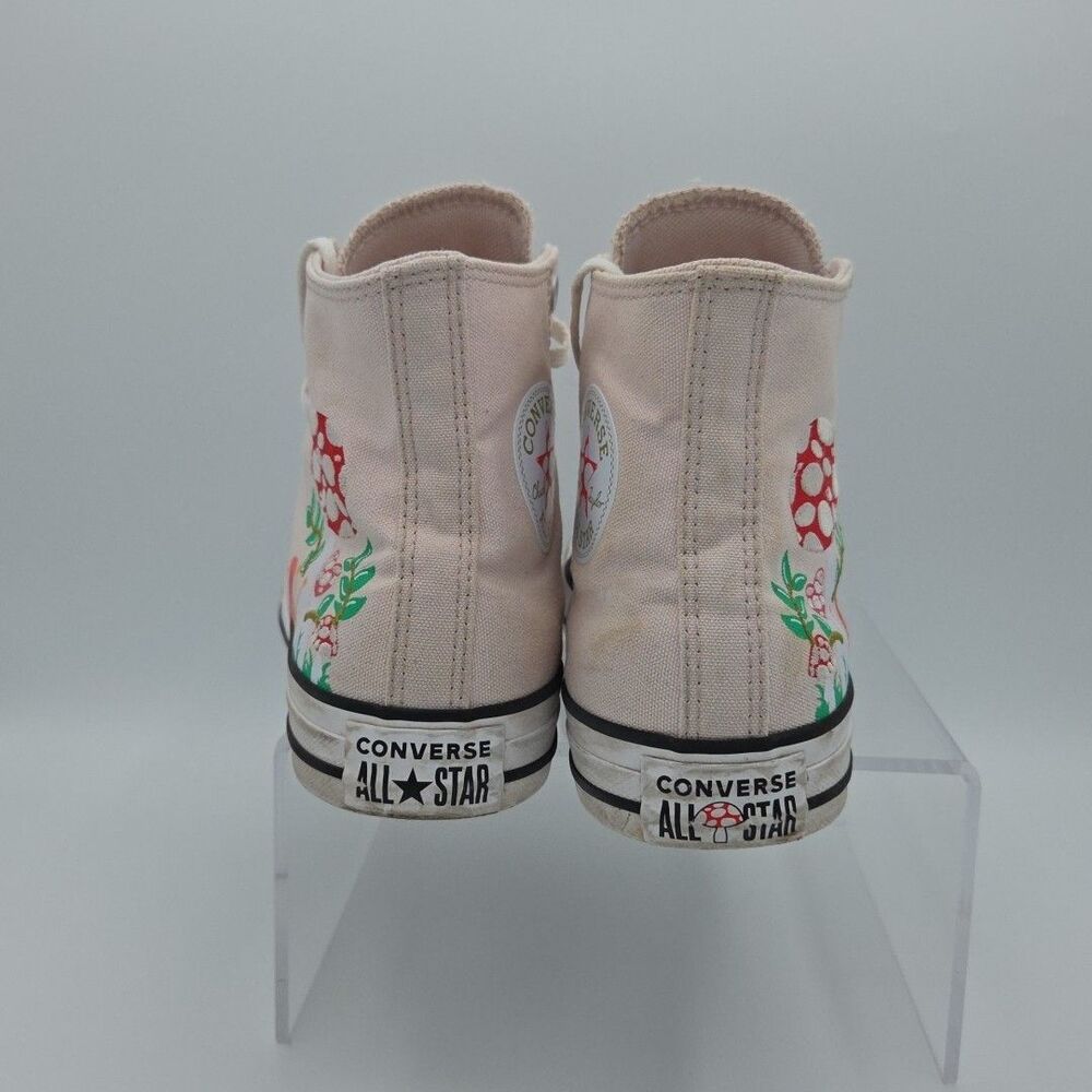 Converse Chuck Taylor All Star Hi Mushroom Garden Sneaker Blush Hush Womens 8 - Picture 6 of 8